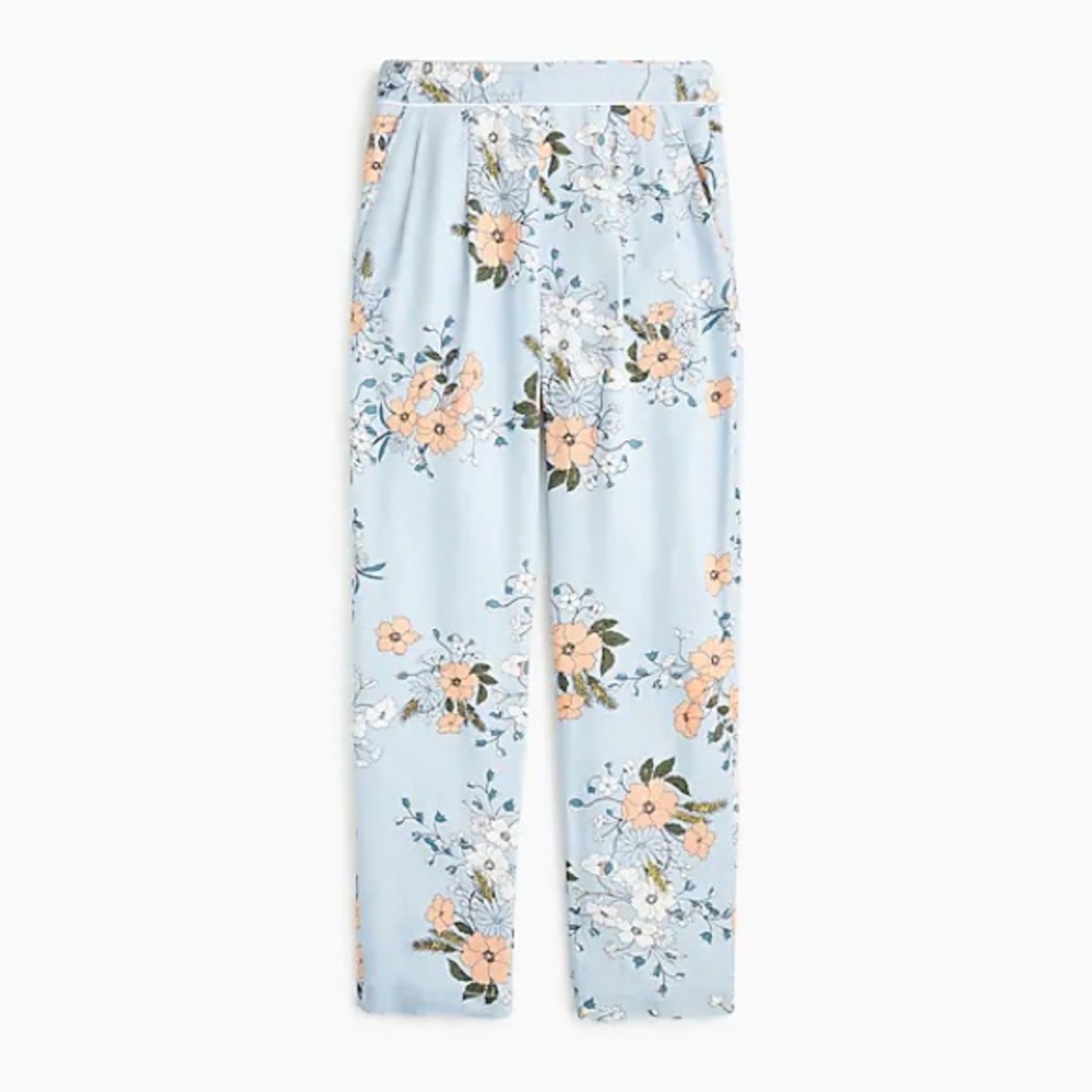 J.Crew High-rise pant in garden floral